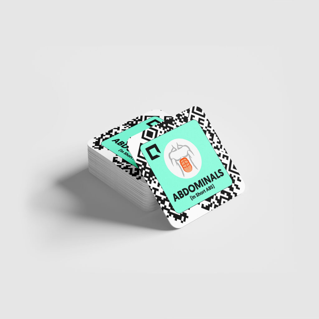 A hologram card, reverse